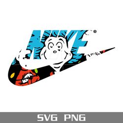 nike dr seuss thing svg, nike logo svg, thing svg, nike dr seuss svg, png digital file