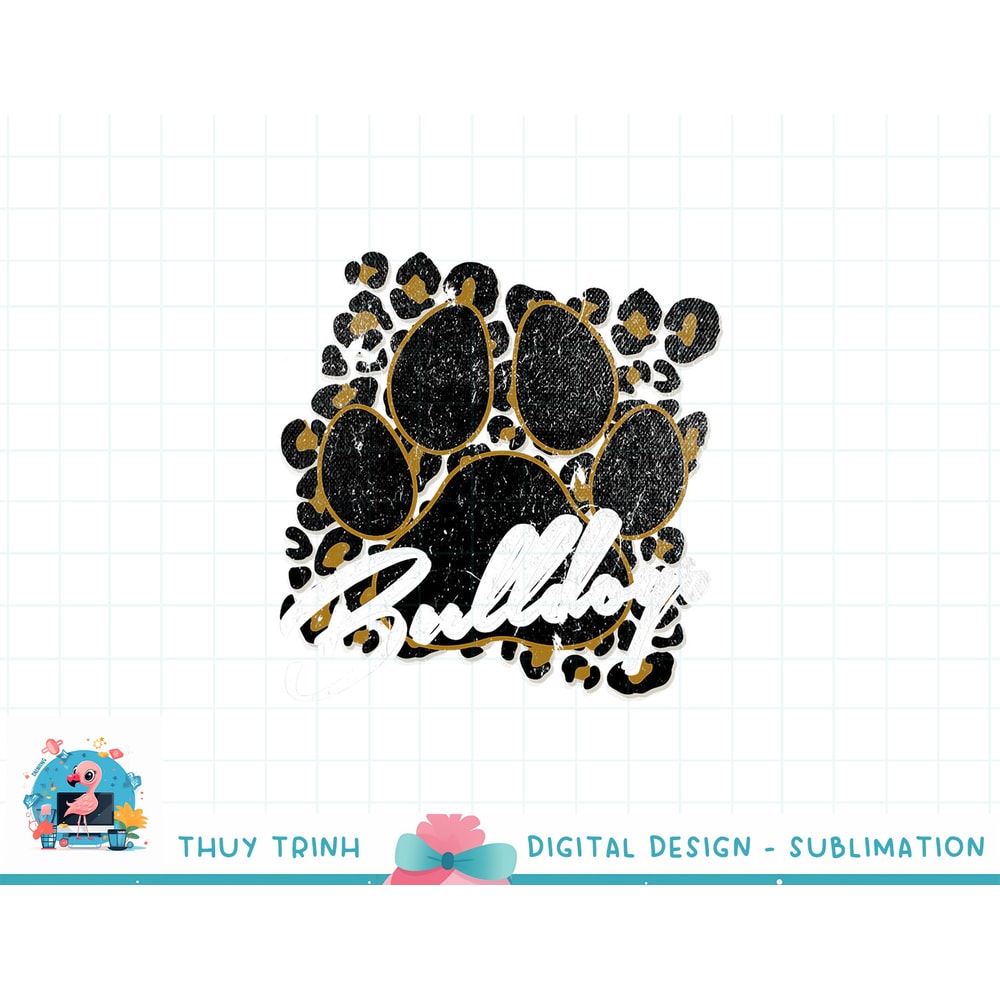 bulldogs gold black cheetah school sports fan team spirit copy.jpg