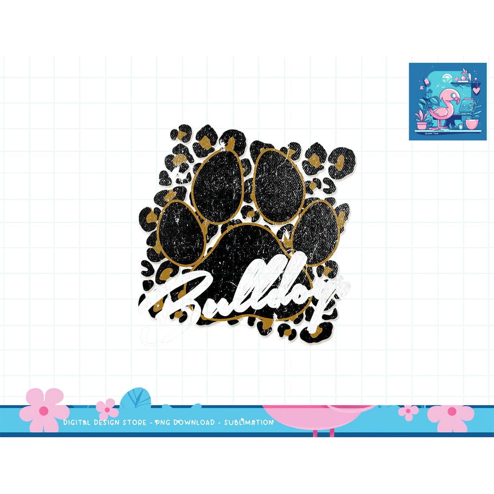 bulldogs gold black cheetah school sports fan team spirit copy.jpg