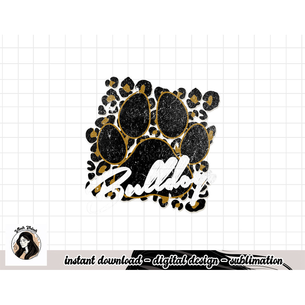 bulldogs gold black cheetah school sports fan team spirit  copy.jpg