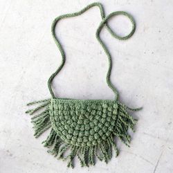 Crochet Bag for women handmade Pattern handbag instruction tutorial PDF
