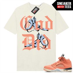 dj khaled 5s to match sneaker match tees sail 'god did'