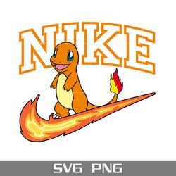 nike hitokage svg, nike pokemon logo svg, nike logo svg, pokemon svg, png digital file