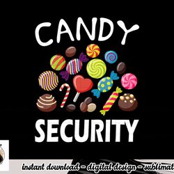 candy security halloween costume party png, sublimation copy