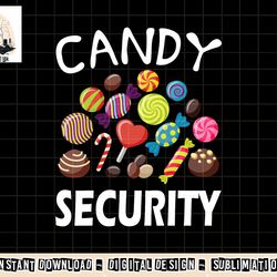 candy security halloween costume party png, sublimation copy