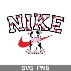 dairy cow nike svg, nike logo svg, dairy cow svg, png digital file