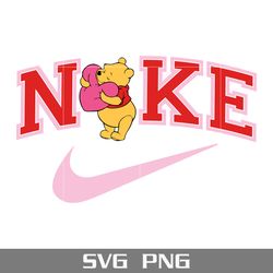 pooh beer nike svg, nike logo svg, pooh beer svg, disney nike svg, png digital file