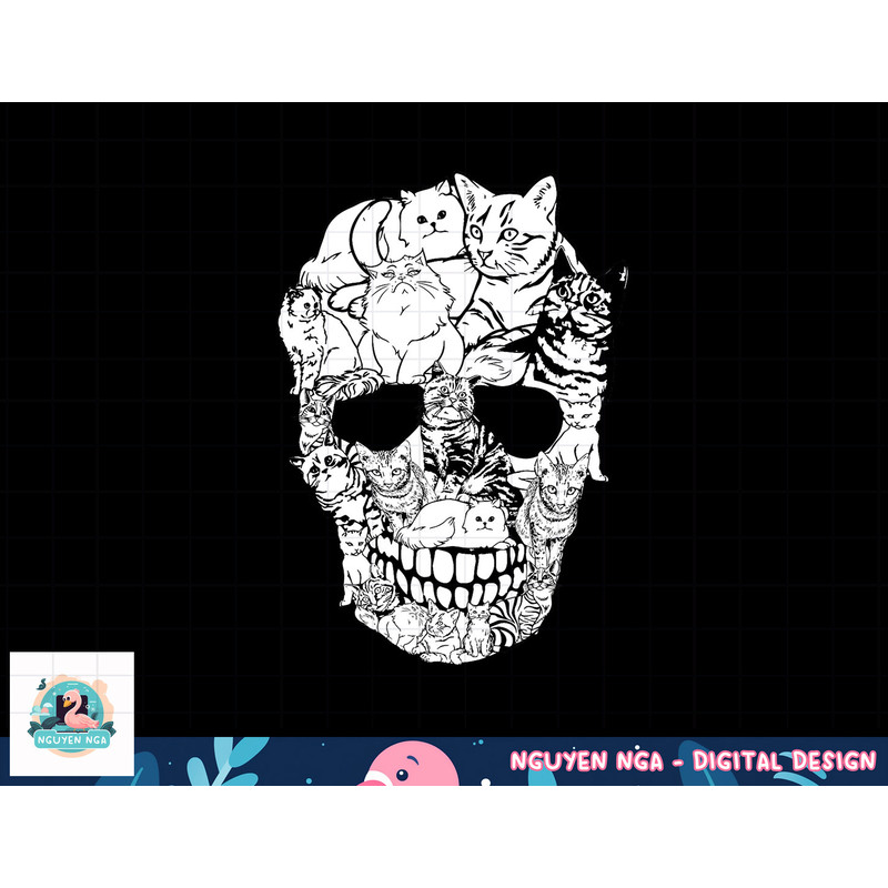 Cat Skull Shirt - Kitty Skeleton Halloween Costume Skull Cat png, sublimation copy.jpg