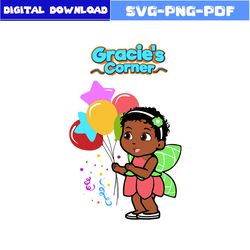 baby gracie's corner birthday svg, gracie's corner birth day svg, gracie's corner svg, happy birthday svg