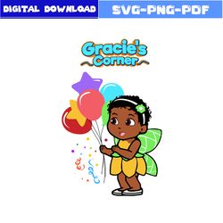 baby gracie's corner girl birthday svg, gracie's corner birthday svg, gracie's corner svg, happy birthday svg