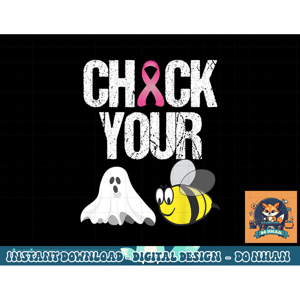Check Your Boo Bees Shirt Funny Breast Cancer Halloween Gift png, sublimation copy.jpg
