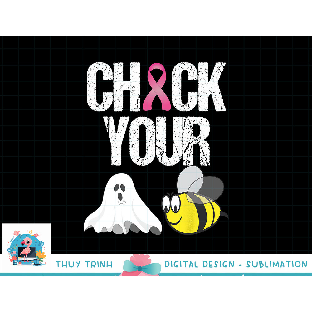 Check Your Boo Bees Shirt Funny Breast Cancer Halloween Gift png, sublimation copy.jpg