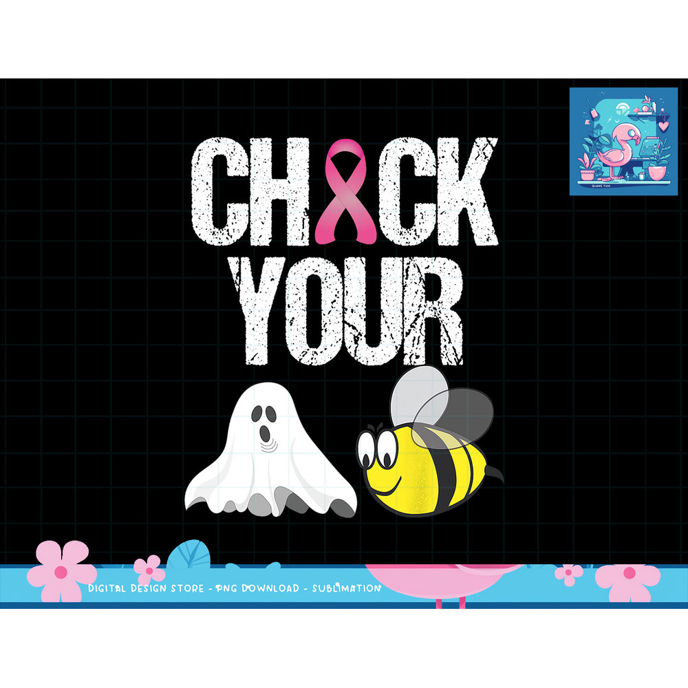 Check Your Boo Bees Shirt Funny Breast Cancer Halloween Gift png, sublimation copy.jpg
