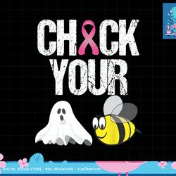 check your boo bees shirt funny breast cancer halloween gift png, sublimation copy