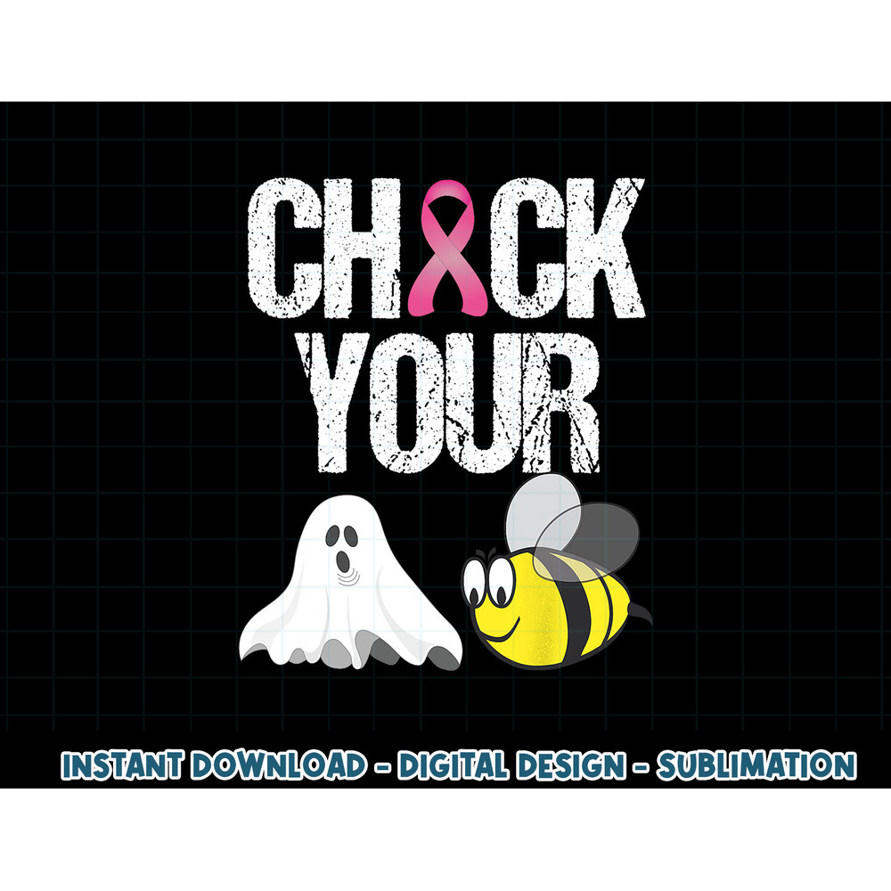 Check Your Boo Bees Shirt Funny Breast Cancer Halloween Gift png, sublimation copy.jpg
