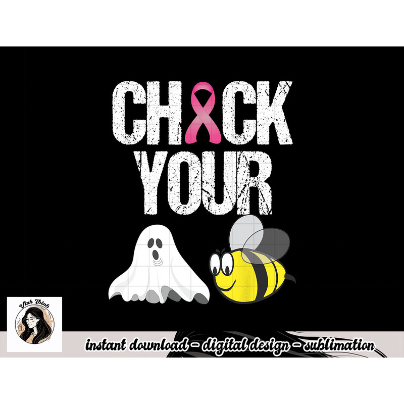 Check Your Boo Bees Shirt Funny Breast Cancer Halloween Gift png, sublimation copy.jpg