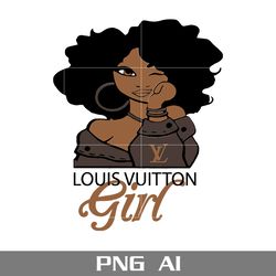 louis vuitton girl png, louis vuitton logo png, fashion brand png, ai digital file