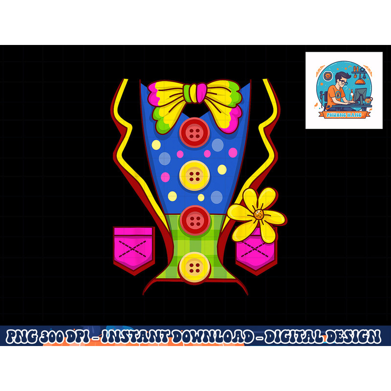 Clown Costume for Kids Men Women- Halloween Outfit - Circus png, sublimation copy.jpg
