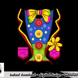 clown costume for kids men women- halloween outfit - circus png, sublimation copy
