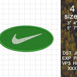machine embroidery pattern. digital design instant download. nike logo embroidery patter.machine embroidery design file