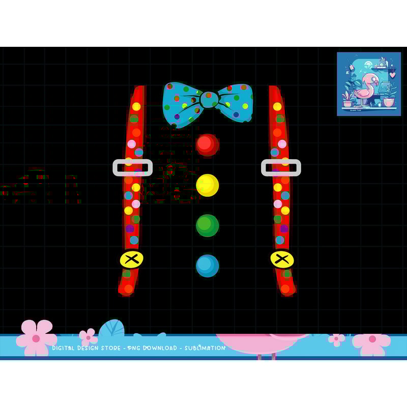 Clown Costume Halloween Funny Circus Clown DIY Costume png, sublimation copy.jpg