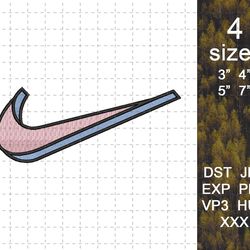 digital design instant download. machine embroidery design file.nike logo embroidery pattern. machine embroidery pattern