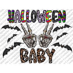 Halloween Baby Png, Western PNG, Halloween Png, Witchy Baby png, Cowhide, Sublimation Design, Digital Download, Witchy p