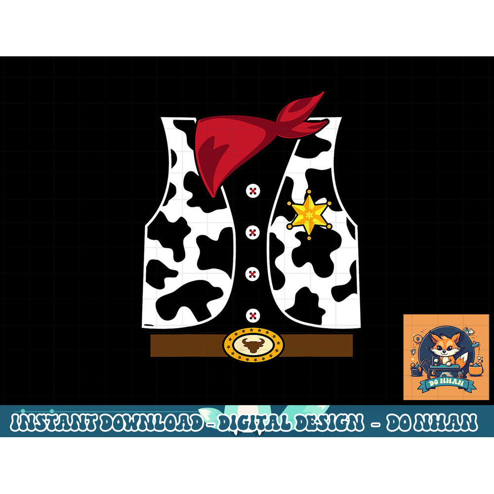 Cowboy Vest Western Sheriff Costume Cool Easy Halloween Gift png, sublimation copy.jpg