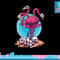 Creepy Flamingo Halloween Horror Skull png, sublimation copy.jpg