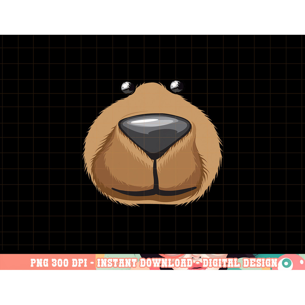 Cute Bear Face Costume Funny Halloween Teddy DIY Gift png, sublimation copy.jpg
