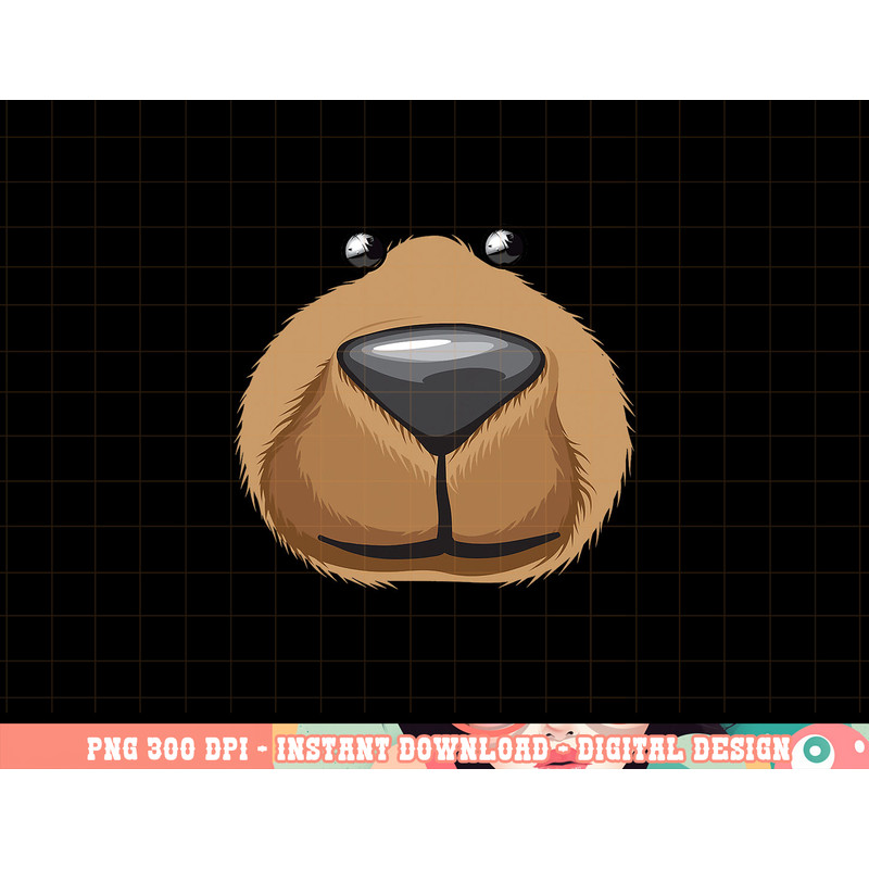 Cute Bear Face Costume Funny Halloween Teddy DIY Gift png, sublimation copy.jpg