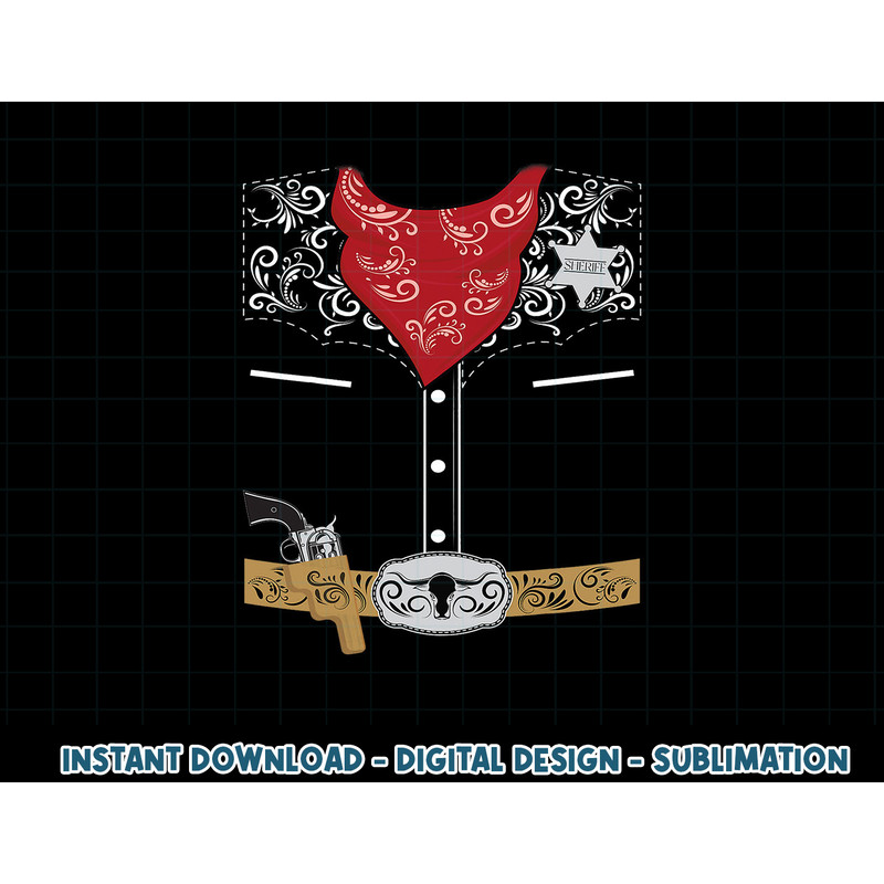 Cute Boys Western Sheriff Costume For Kids Easy Halloween png, sublimation copy.jpg