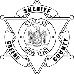greene sheriff badge ny vector line art file 1 black white vector outline or line art file
