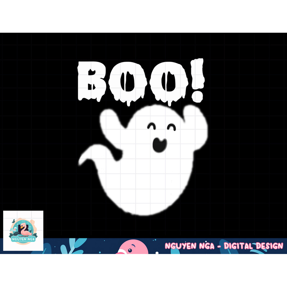 Cute ghost T Shirt - Cool funny ghost boo halloween kids tee copy.jpg