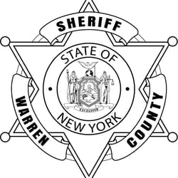 warren sheriff badge ny vector line art file black white vector outline or line art file