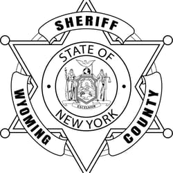 wyoming sheriff badge ny vector line art file black white vector outline or line art file