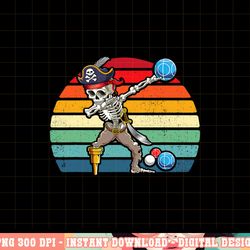 dabbing skeleton pirate bocce ball boccie halloween bocci png, sublimation copy