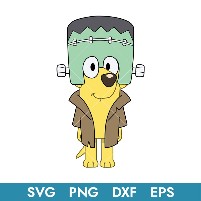 Bluey Lucky Halloween Svg, Bluey Halloween Svg, Bluey Svg