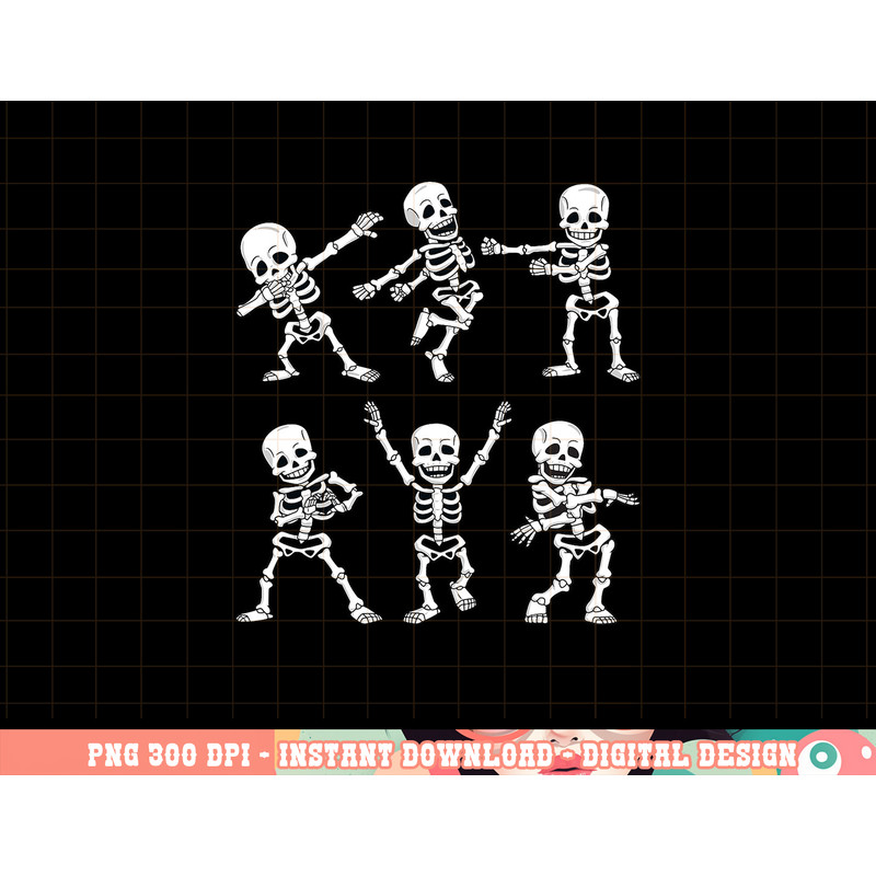 Dancing Skeletons Dance Challenge Boys Girl Kids Halloween png, sublimation copy.jpg