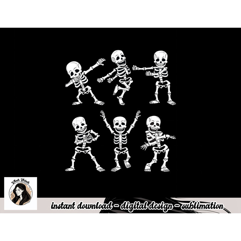 Dancing Skeletons Dance Challenge Boys Girl Kids Halloween png, sublimation copy.jpg