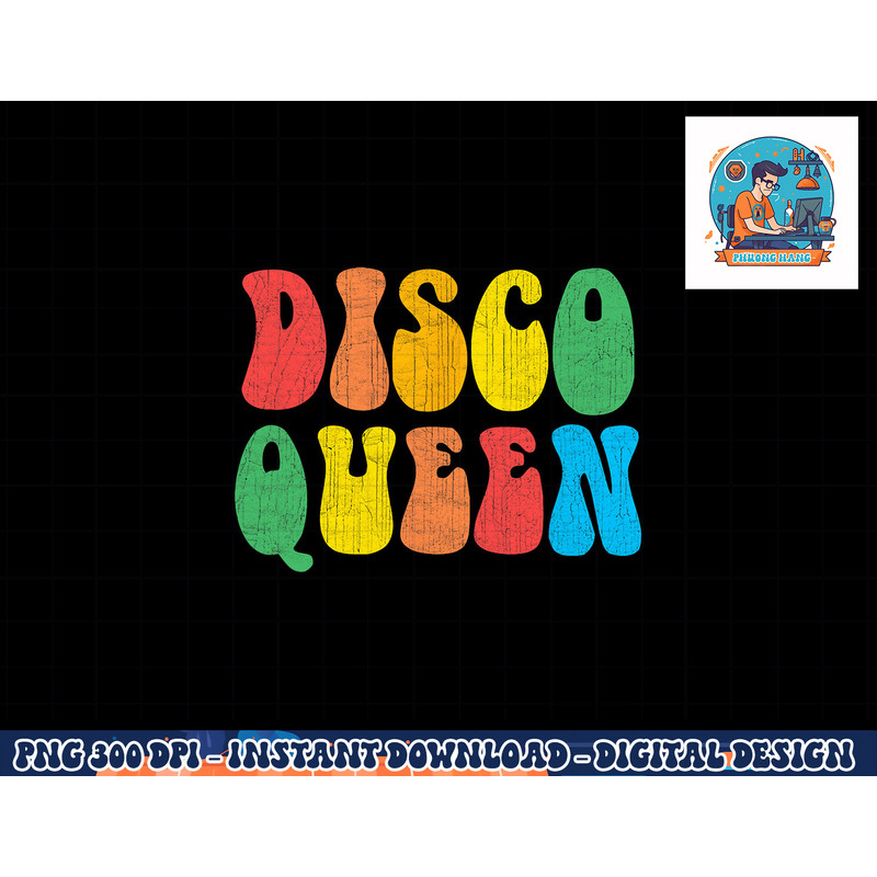 Disco Queen Roller Disco Outfit 70s Costume For Women png, sublimation copy.jpg
