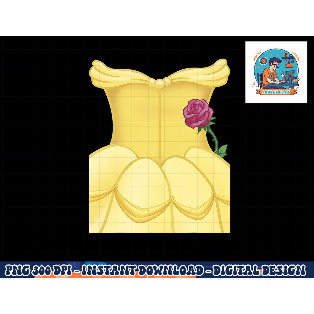Disney Beauty And Beast Belle Dress Costume Halloween png, sublimation copy.jpg