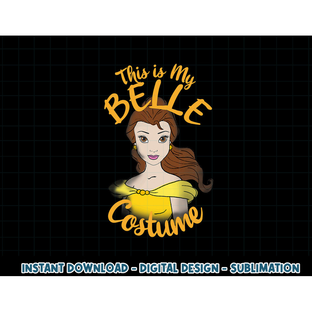 Disney Beauty And The Beast Belle My Costume Halloween png, sublimation copy.jpg