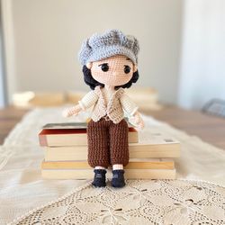 Gilbert Amigurumi doll pattern, Cute amigurumi pattern, Doll pattern crochet, English PDF