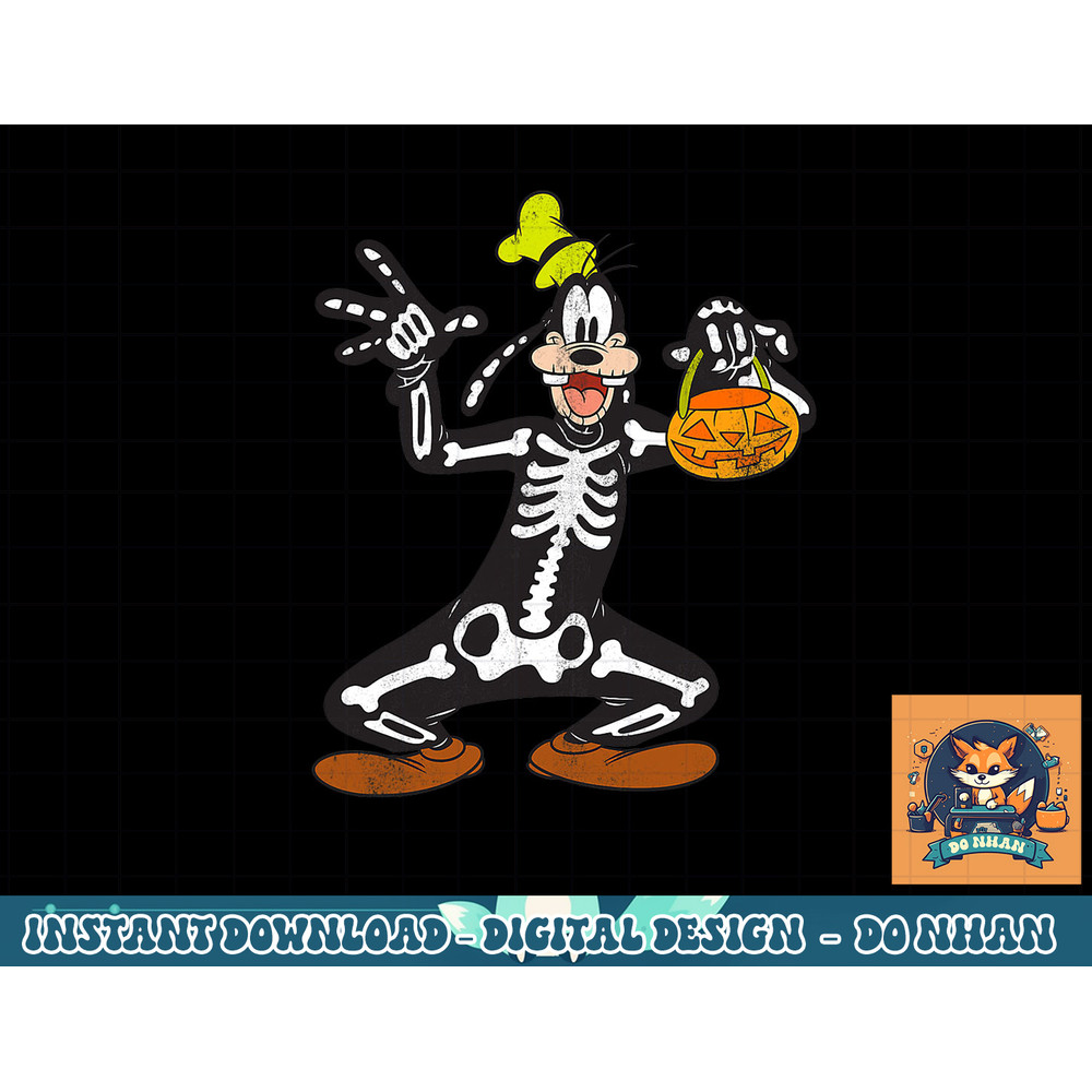 Disney Goofy Skeleton Halloween png, sublimation copy.jpg