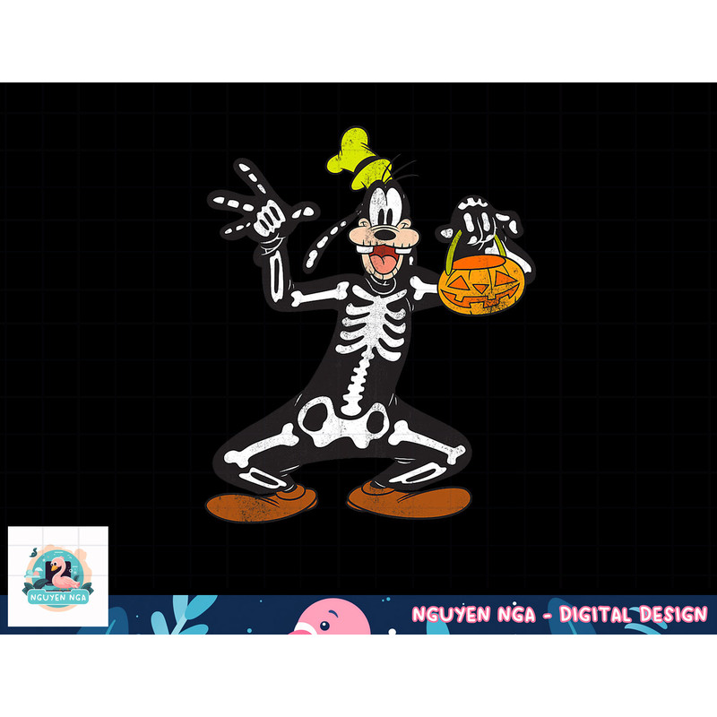 Disney Goofy Skeleton Halloween png, sublimation copy.jpg