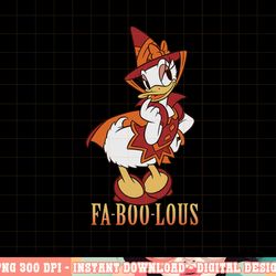 disney halloween daisy duck witch costume fa-boo-lous png, sublimation copy
