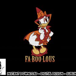 disney halloween daisy duck witch costume fa-boo-lous png, sublimation copy