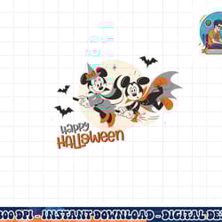 disney halloween minnie and minnie flying png, sublimation copy
