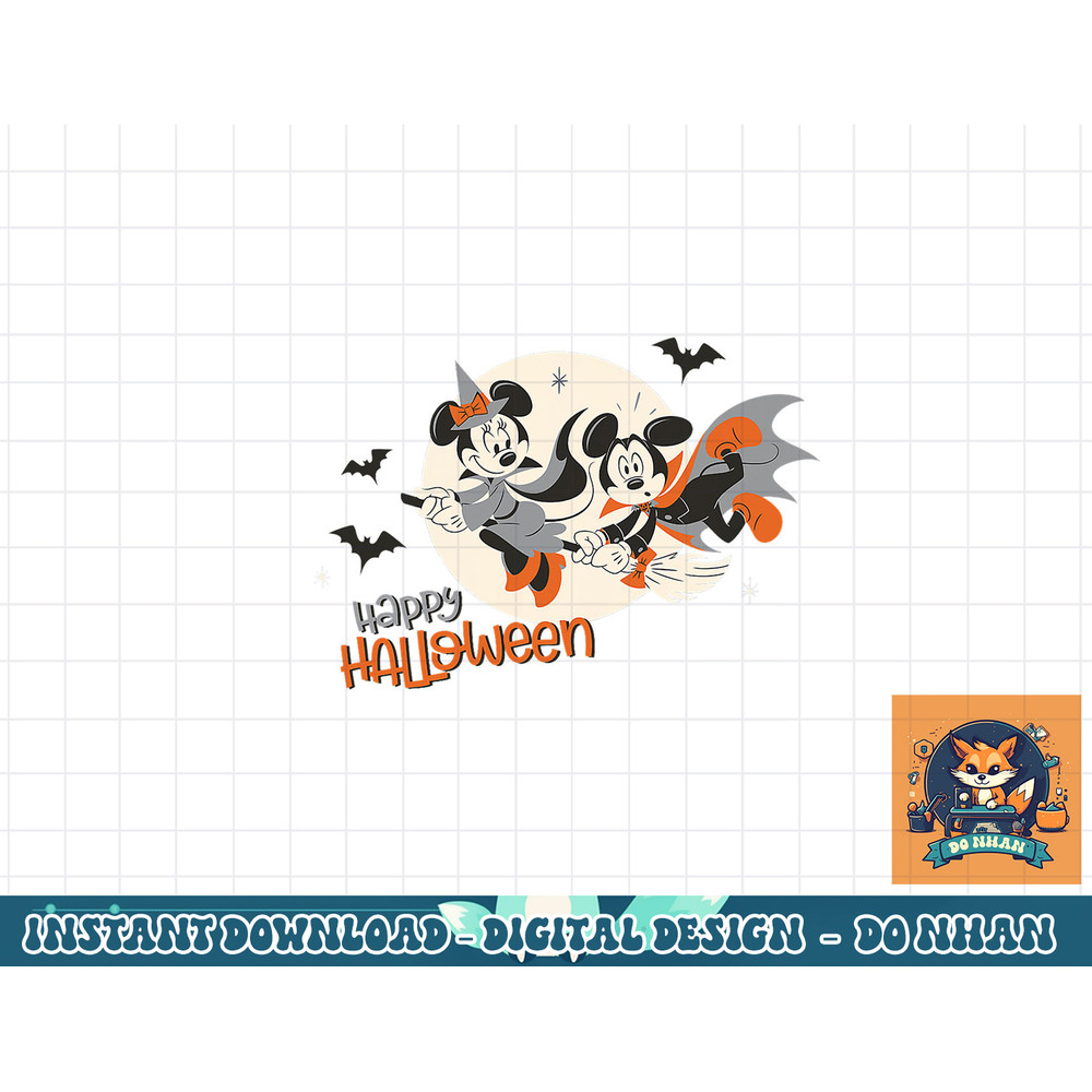 Disney Halloween Minnie and Minnie Flying png, sublimation copy.jpg